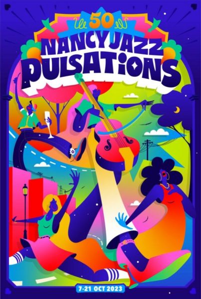 Affiche du festival Nancy Jazz Pulsations 2023 - 50 ans